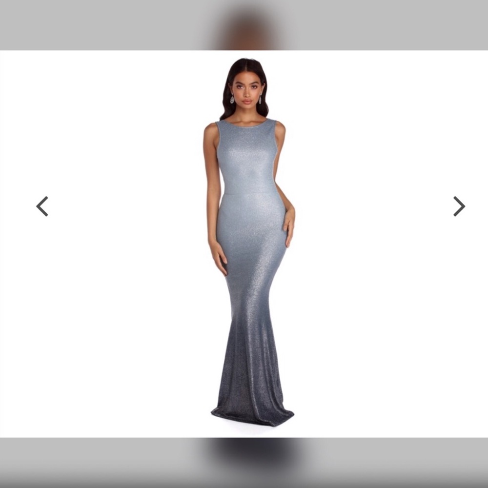 Formal Ombré Glitter Dress
